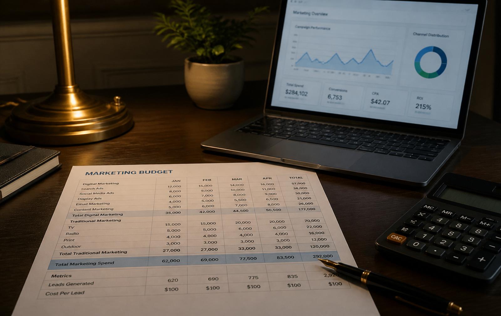 How Much Should You Spend on Marketing? Benchmarks by Revenue and Industry